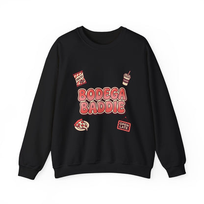 Bodega Baddie Crewneck Sweatshirt | NYC, Spanglish, Y2K Deli Sign