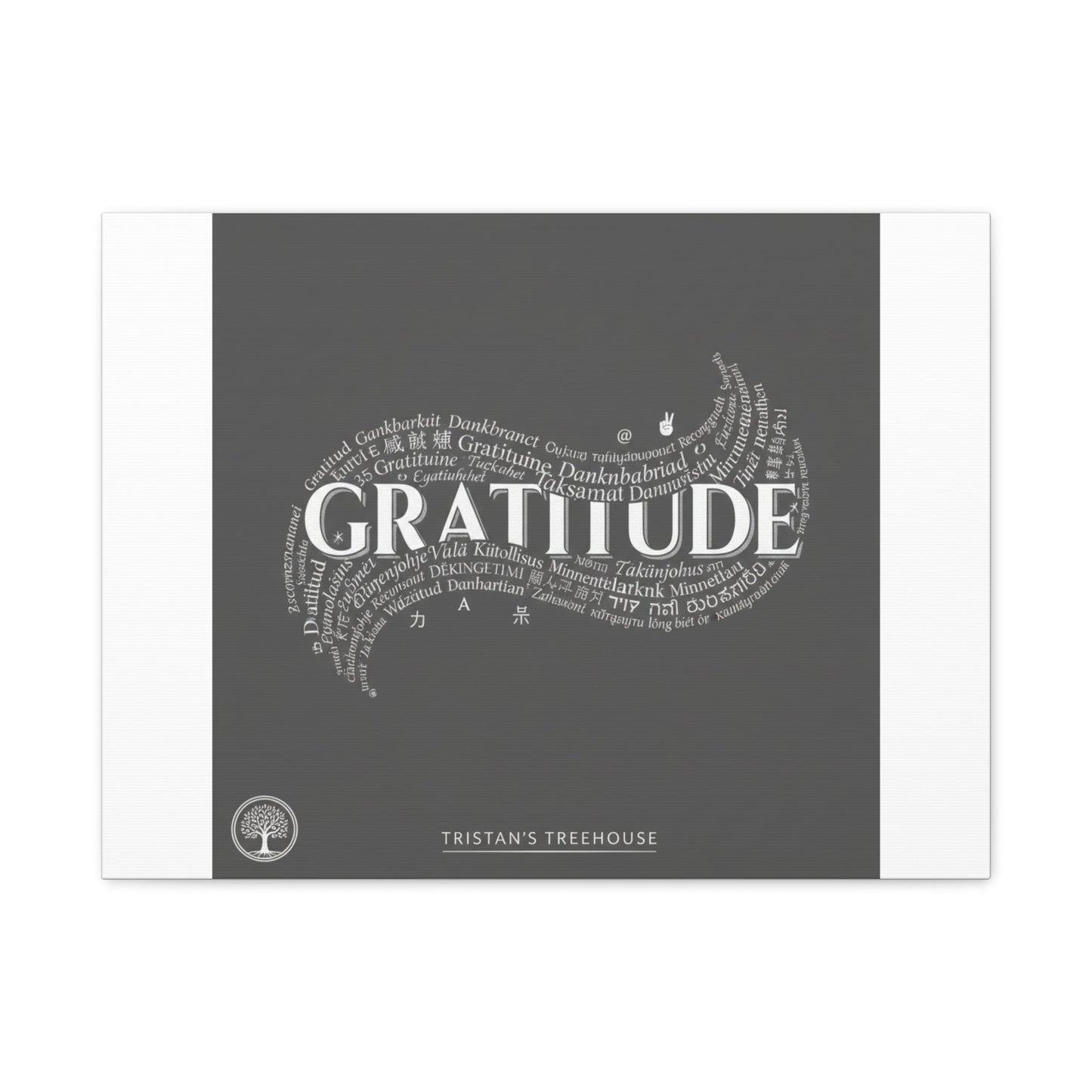 Gratitude Wall Art Matte Canvas | Tiny Treats, sweet uplifting print