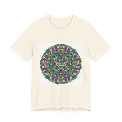 Psychedelic Botanical Mandala Tee | Festival Graphic T-Shirt