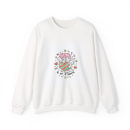 6 7 Weird Cupid Crewneck | Viral Valentine's Sweatshirt | Funny Quirky Love
