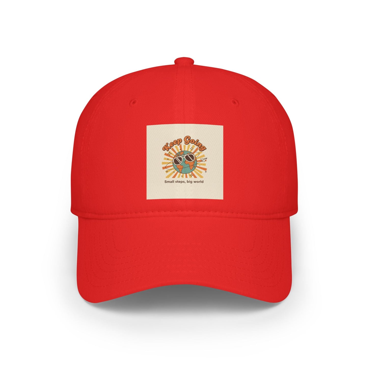 Keep Going: Small Steps, Big World Motivational Cap