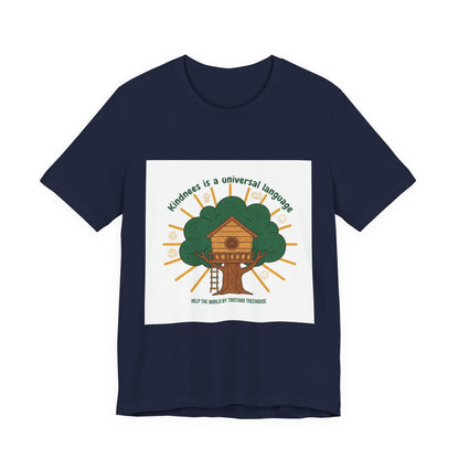 Kindness Is a Universal Language Tee | eco tee, climate humor