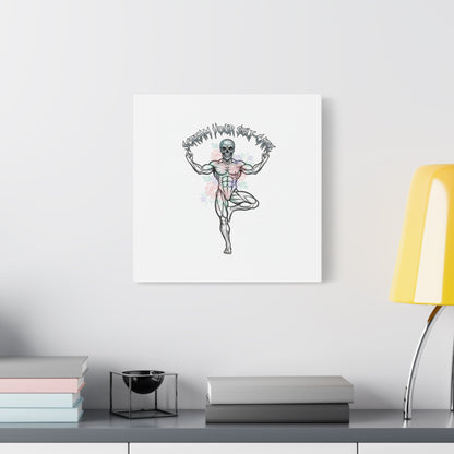 Scream Your Self-Care Canvas | Heavy Metal Wellness, Gothic Wellness Quote