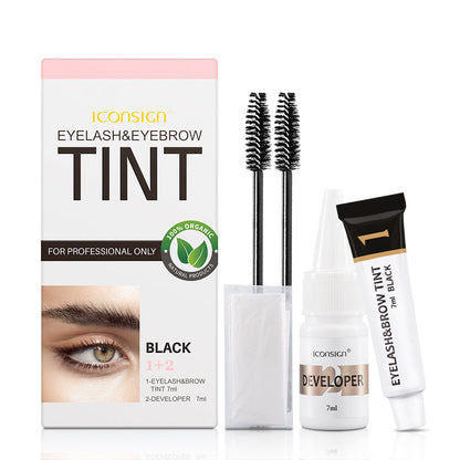 ICONSIGN Eyelash Eyebrow Dye Tint Kit Brow Mascara Tinting Dye