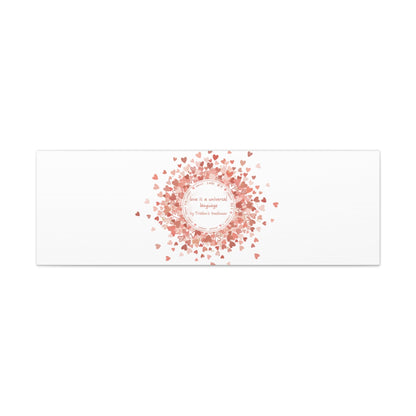 Tiny Heart Confetti Canvas | Matte Stretched Wall Art
