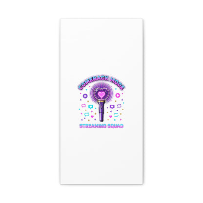 Comeback Mode Lightstick Canvas | K-pop Comeback, Streaming Squad
