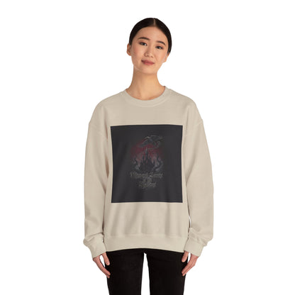 "Whispered Secrets of the Shadows" Gothic Crewneck | Dark Fantasy Sweatshirt
