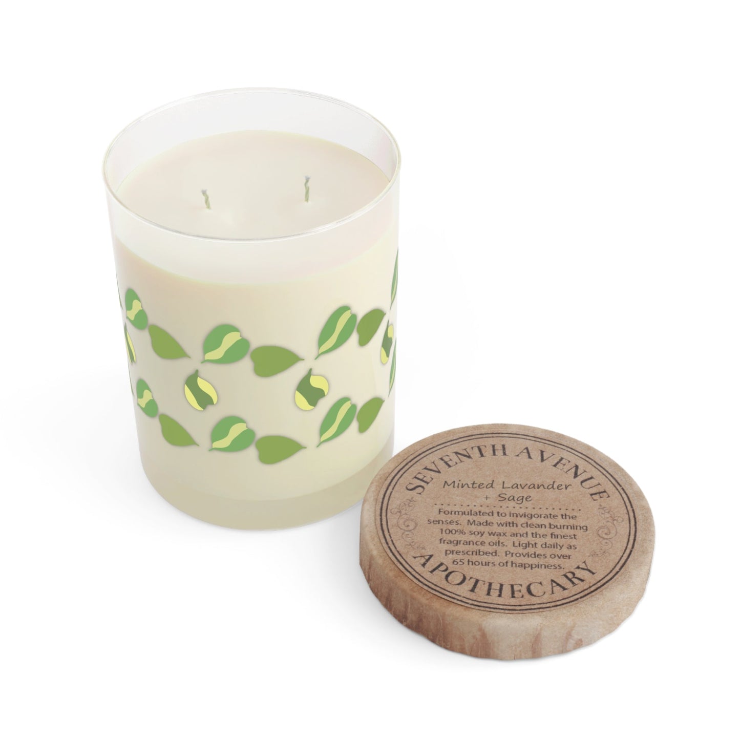 Hoya Kerrii Pattern Soy Candle 11 oz – Three Scent Options