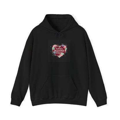 Distressed Heart Collage Hoodie | Soft Grunge Hearts, punk heart design