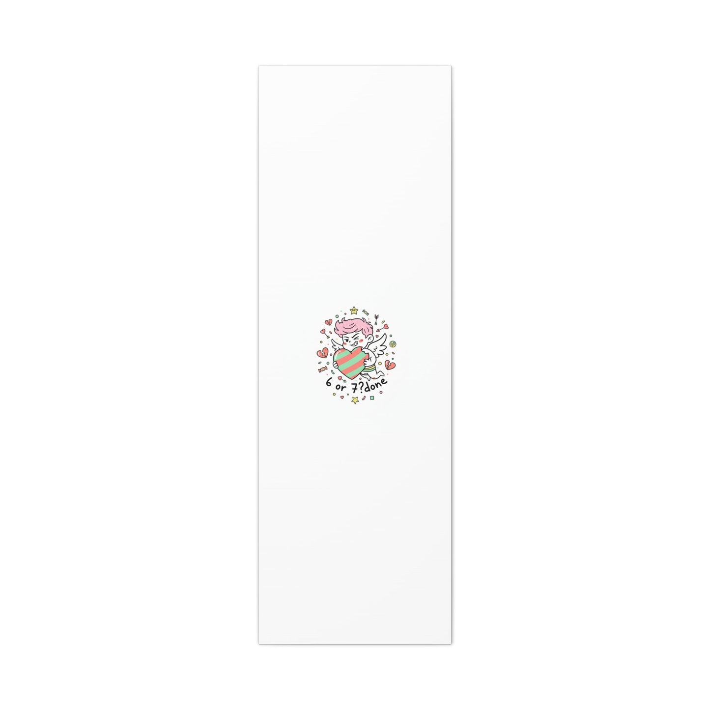 Weird Cupid heart illustration Canvas | Weird Valentine, quirky chaotic love