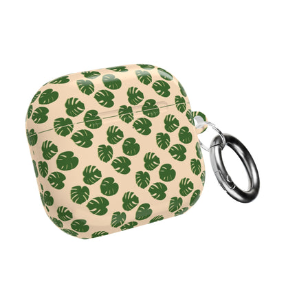 Monstera Pattern AirPod Case