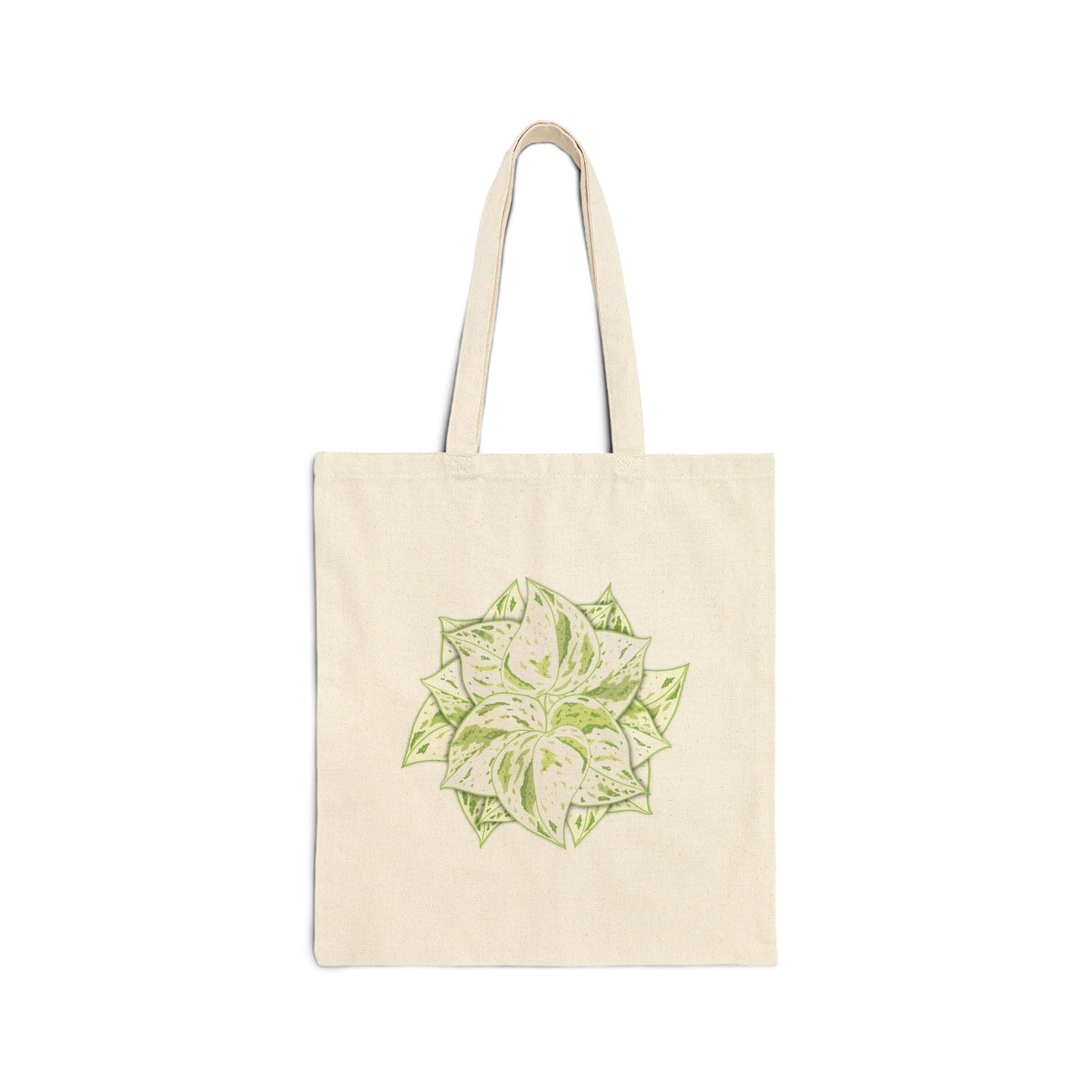 Snow Queen Pothos Canvas Tote Bag – Eco Friendly Everyday Carry