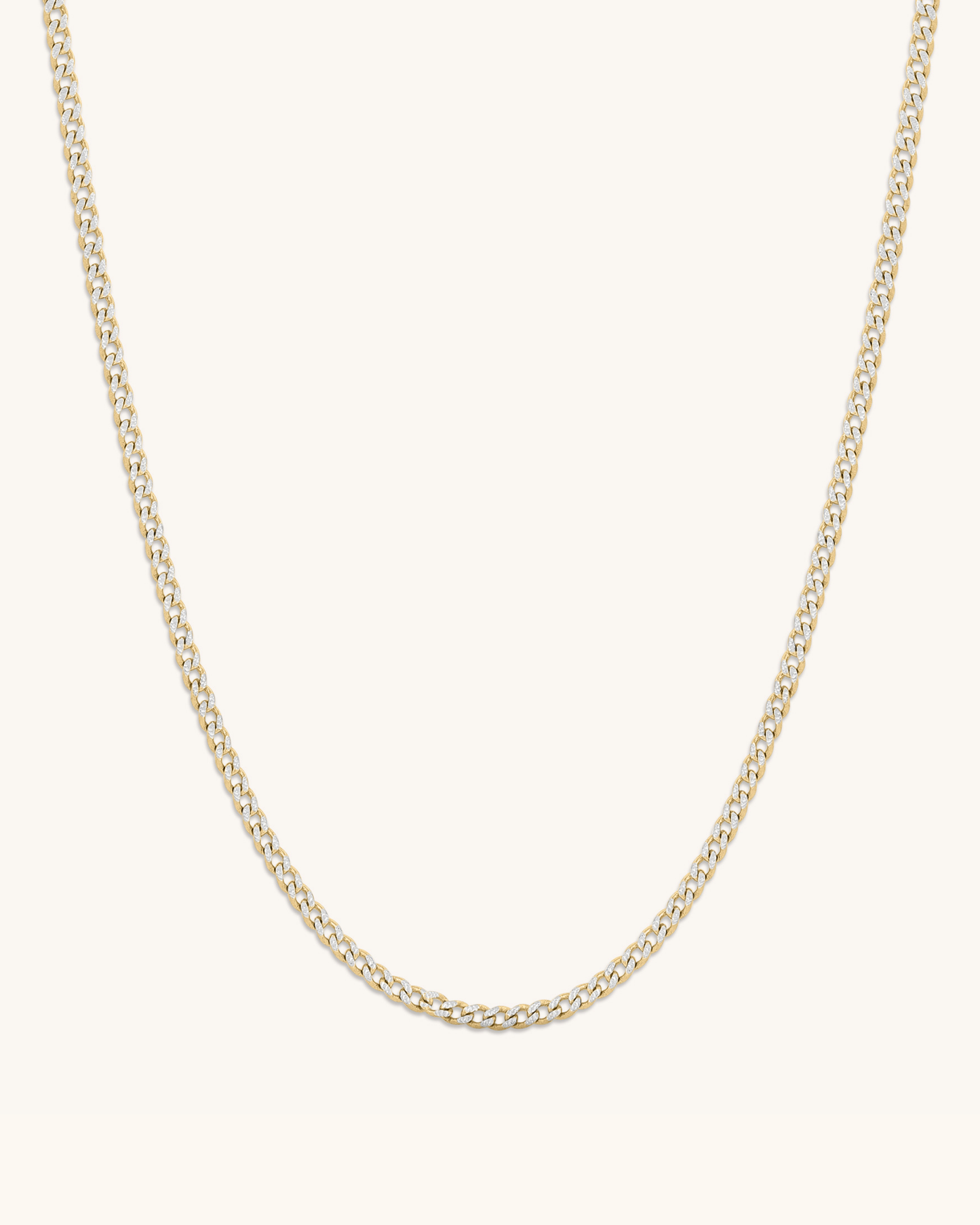 2mm Diamond Cut Cuban Chain
