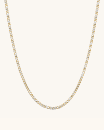 2mm Diamond Cut Cuban Chain