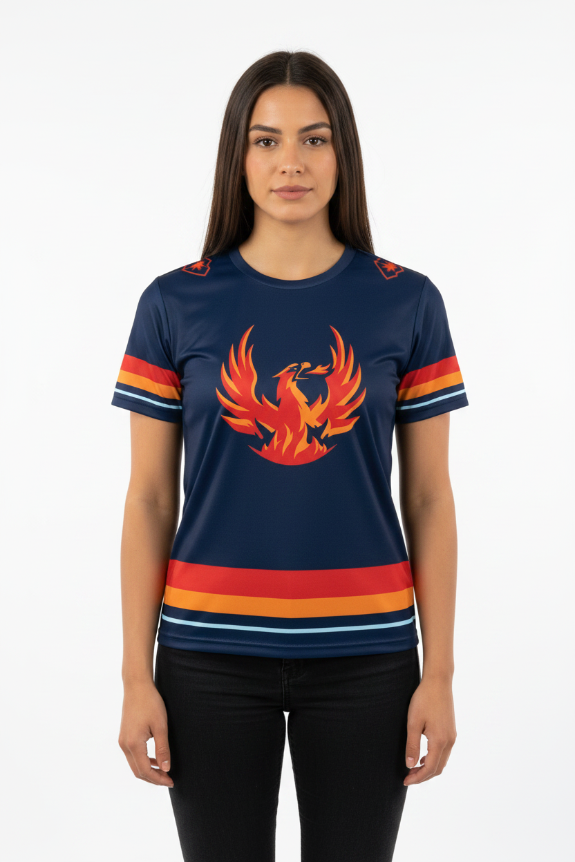 Coachella Valley Firebirds AHL Licensed Replica Jersey Performance T-Shirt