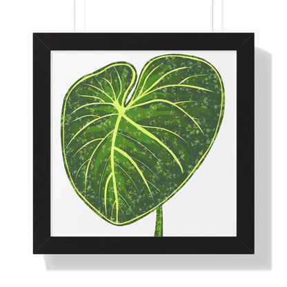 Philodendron Gloriosum Framed Print – Botanical Wall Art