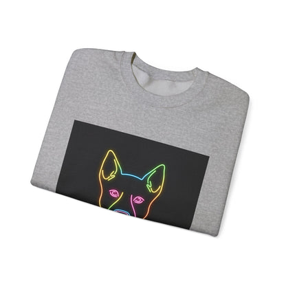 Funny Dog Meme Sweatshirt | Neon Doggo Graphic, Dog Mom Gift, Internet Dog Humor