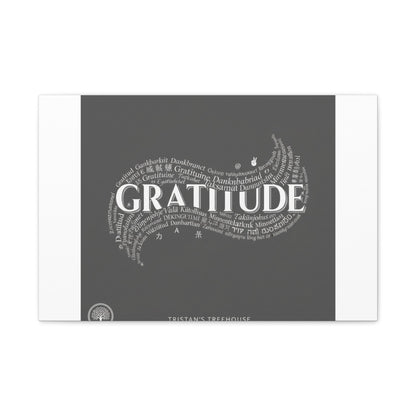 Gratitude Wall Art Matte Canvas | Tiny Treats, sweet uplifting print