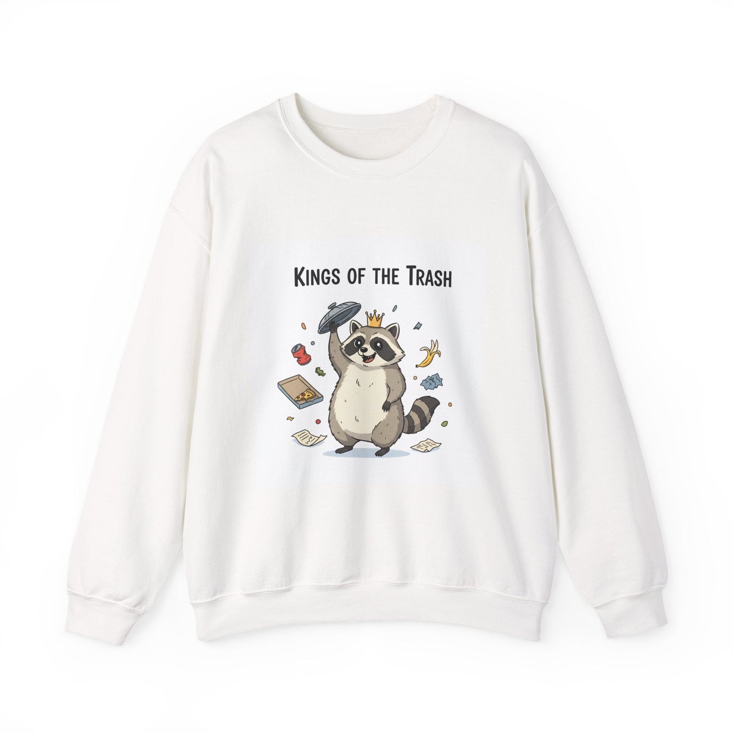 Kings of the Trash Raccoon Sweatshirt | trash panda, raccoon doodle