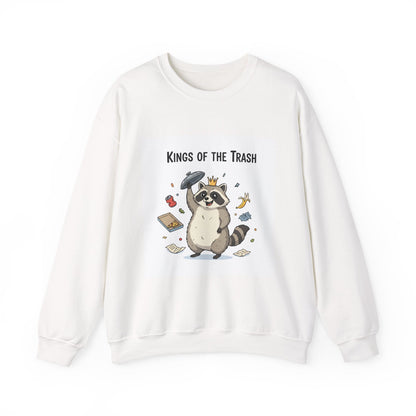 Kings of the Trash Raccoon Sweatshirt | trash panda, raccoon doodle
