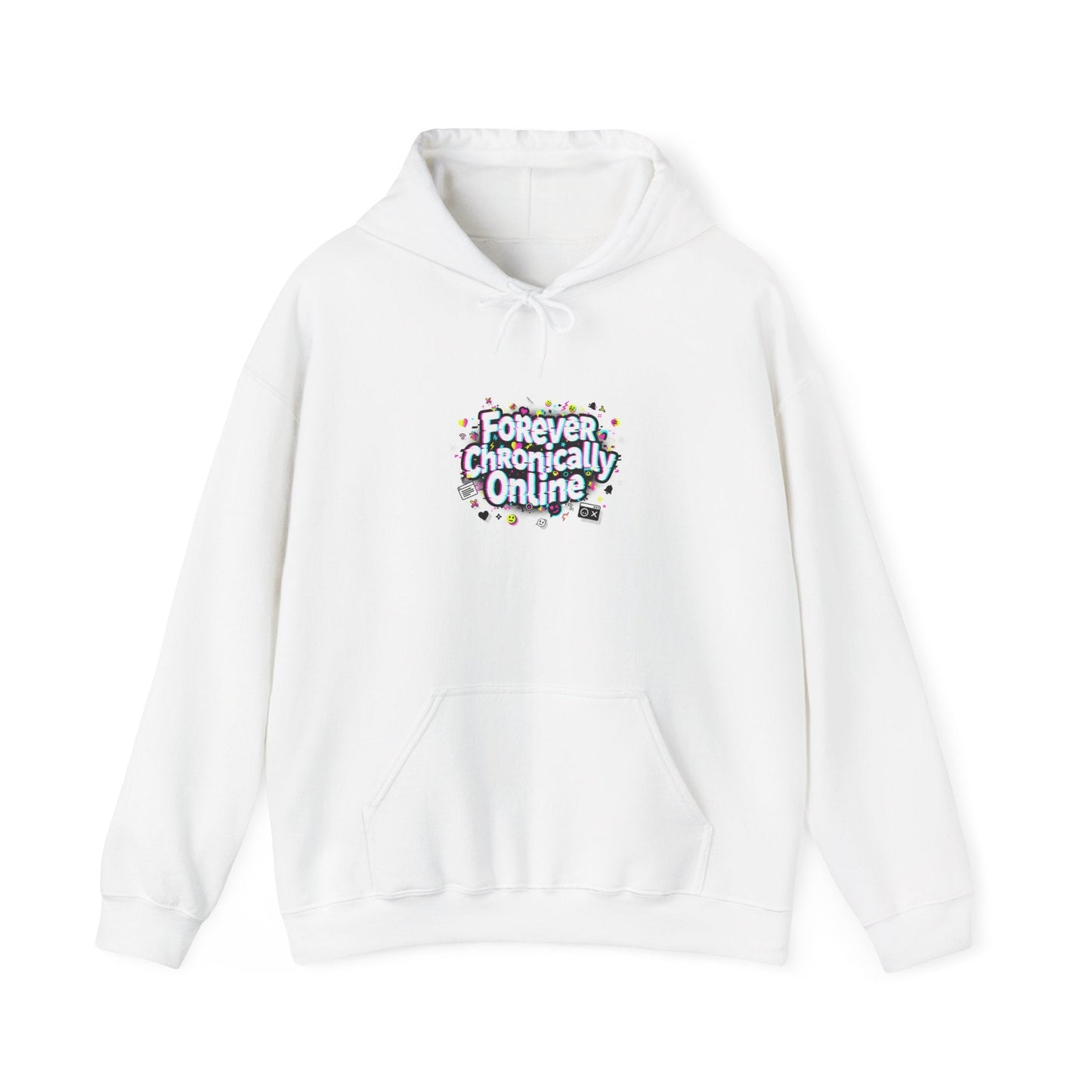 Forever Chronically Online Hoodie | meme shirt, internet slang