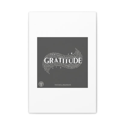 Gratitude Wall Art Matte Canvas | Tiny Treats, sweet uplifting print