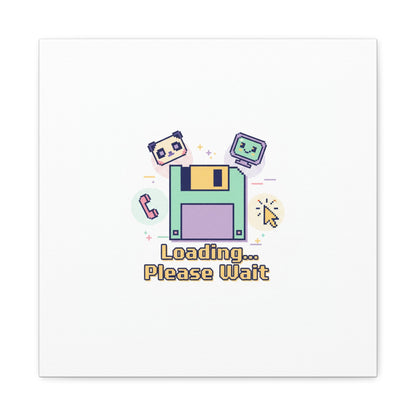 Loading Please Wait Canvas | Old Internet Aesthetic, 90s Web Nostalgia