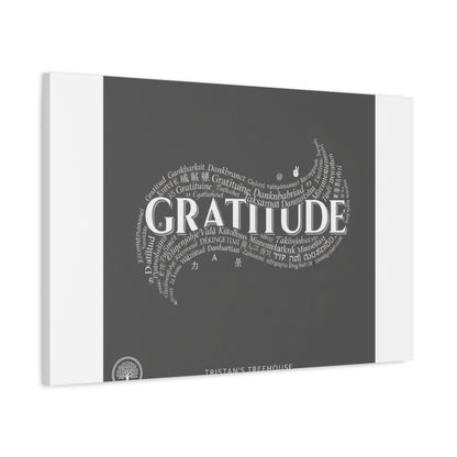Gratitude Wall Art Matte Canvas | Tiny Treats, sweet uplifting print