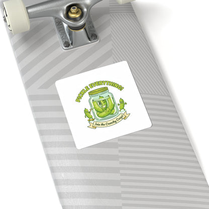 Pickle Everything Sticker | Brine Design, Pickle Lover Sticker