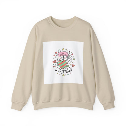 6 7 Weird Cupid Crewneck | Viral Valentine's Sweatshirt | Funny Quirky Love