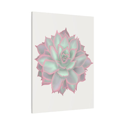Echeveria Violet Queen Succulent Canvas Print – Botanical Wall Art