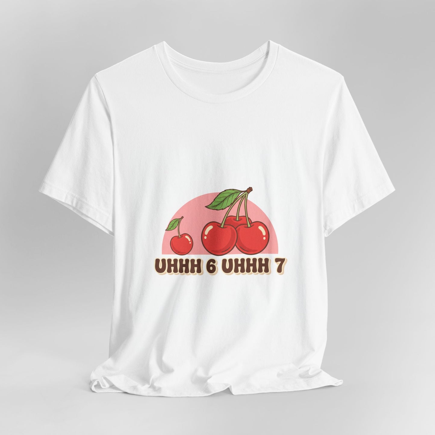 Retro Cherry Graphic Tee | kawaii fruit design, vintage cherry shirt