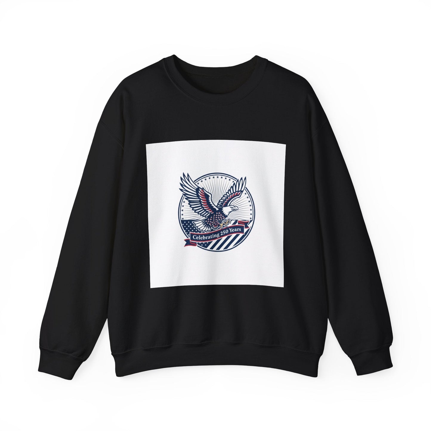Semiquincentennial Eagle Emblem Crewneck Sweatshirt | 250th Anniversary USA 1776‑2026