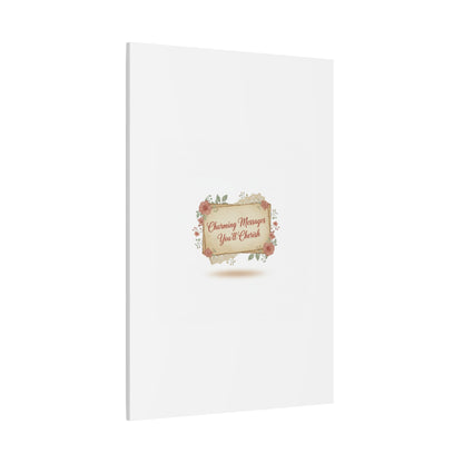 Love Letter Collage Canvas, Vintage Letter Art, Wax Seal Romance Print
