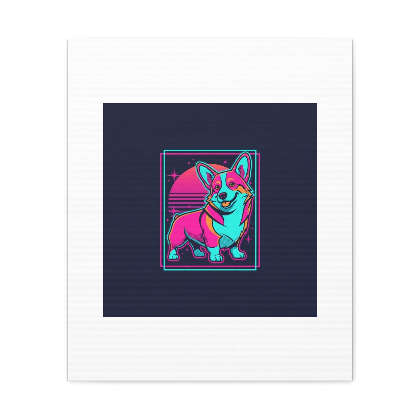 Platonic Love Corgi Canvas | Friendship Valentine, Galentine’s Wall Art