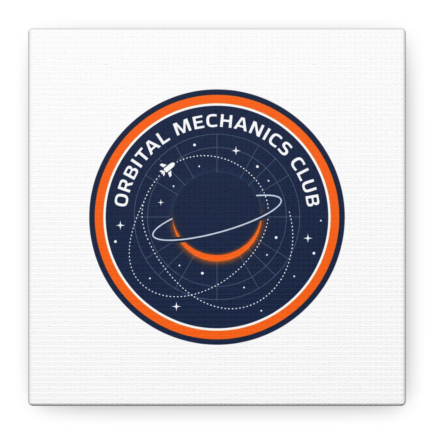 Orbital Mechanics Club Canvas | mission patch, space science