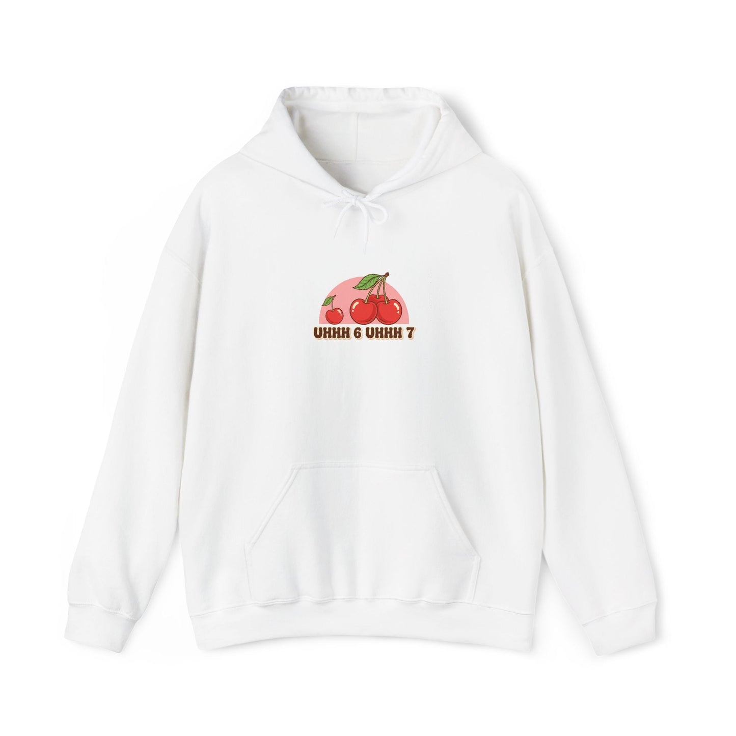 Retro Cherry Graphic Hoodie | kawaii fruit design, vintage cherry motif