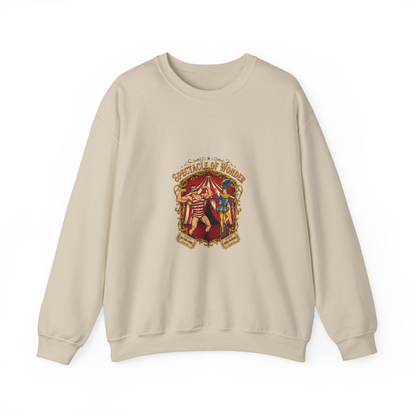 Vintage Circus Spectacle sweatshirt | camp circus aesthetic, carnival art print
