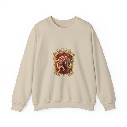 Vintage Circus Spectacle sweatshirt | camp circus aesthetic, carnival art print