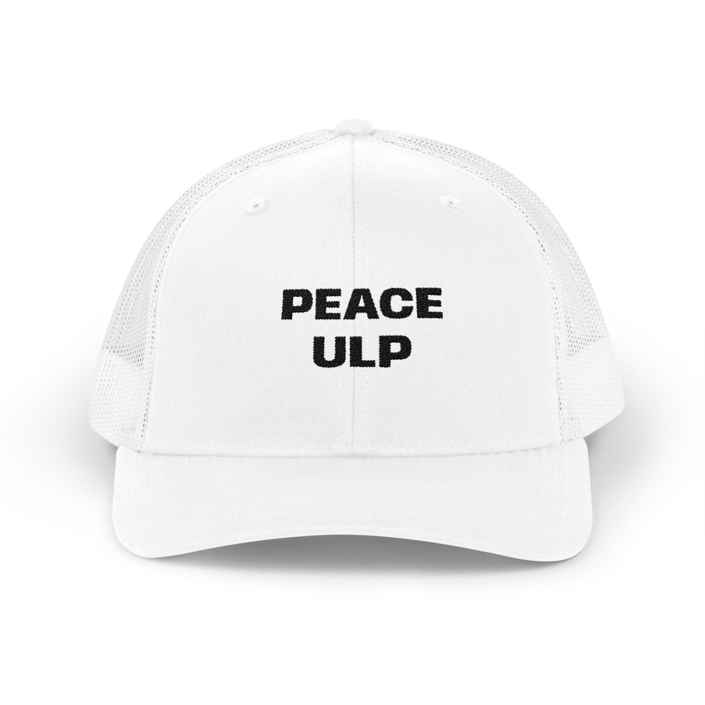 Peace ULP Trucker Cap - Vintage Grey Mesh Snapback Hat