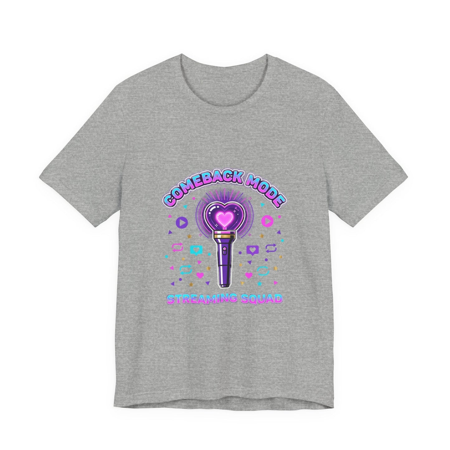 Comeback Mode Lightstick Tee | K-pop comeback, streaming squad