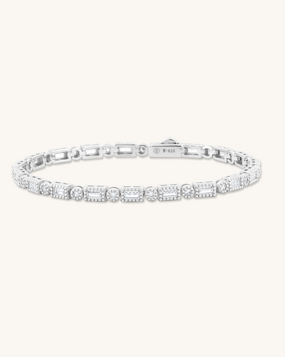 Baguette Cut Tennis Bracelet