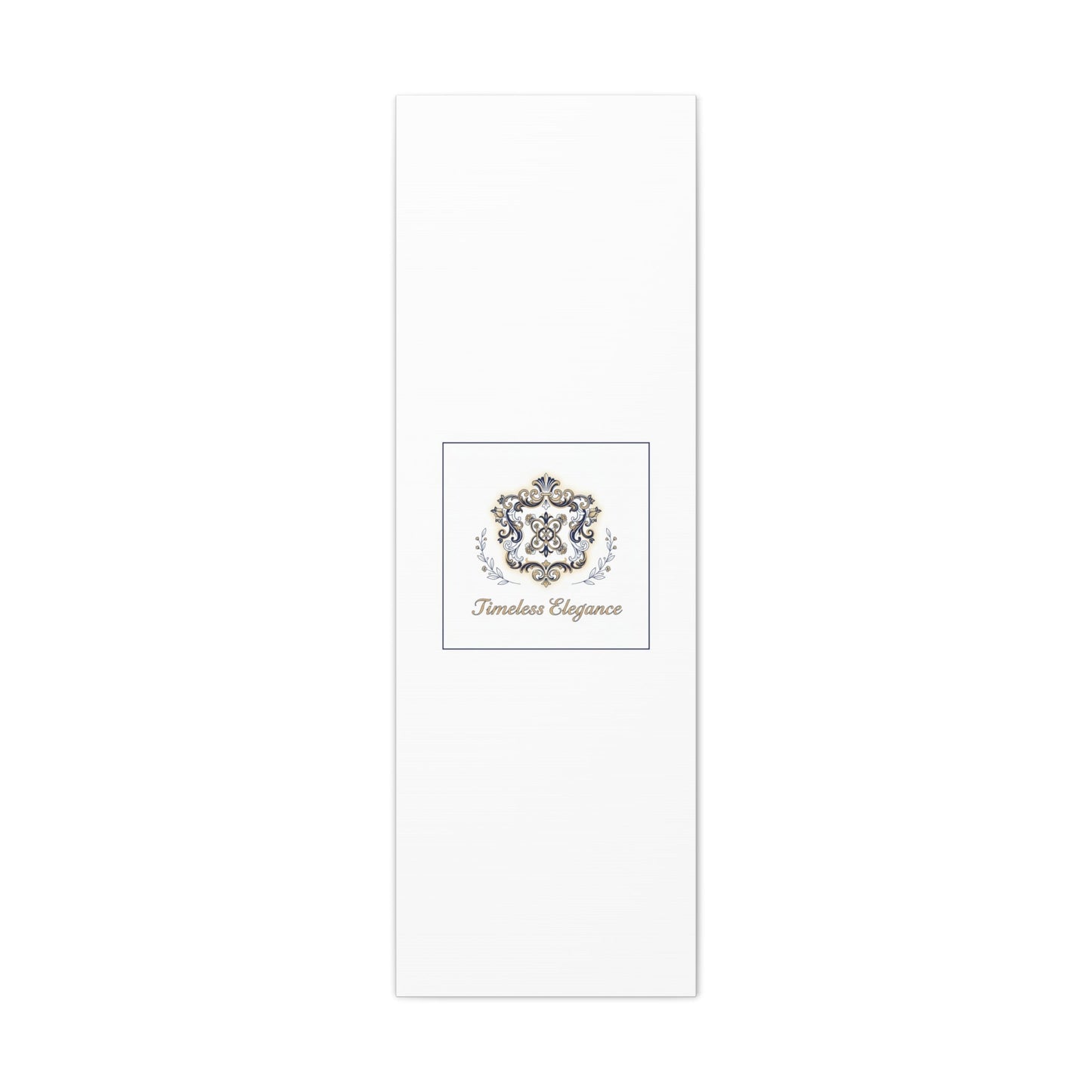 Ornate Brooch Emblem Canvas | Vintage Formalwear Accents, Baroque Print