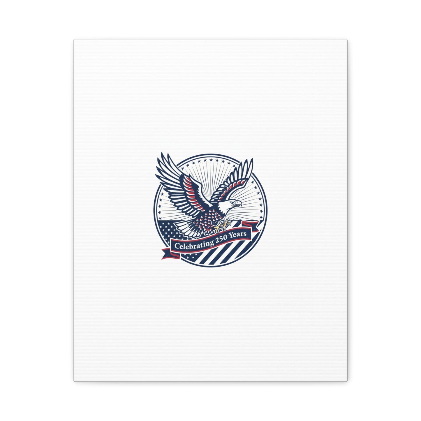 250th Anniversary Eagle Emblem Canvas | Semiquincentennial Americana