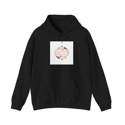 Platonic Love Floral Wreath Hoodie | Friendship Valentine, Galentine’s