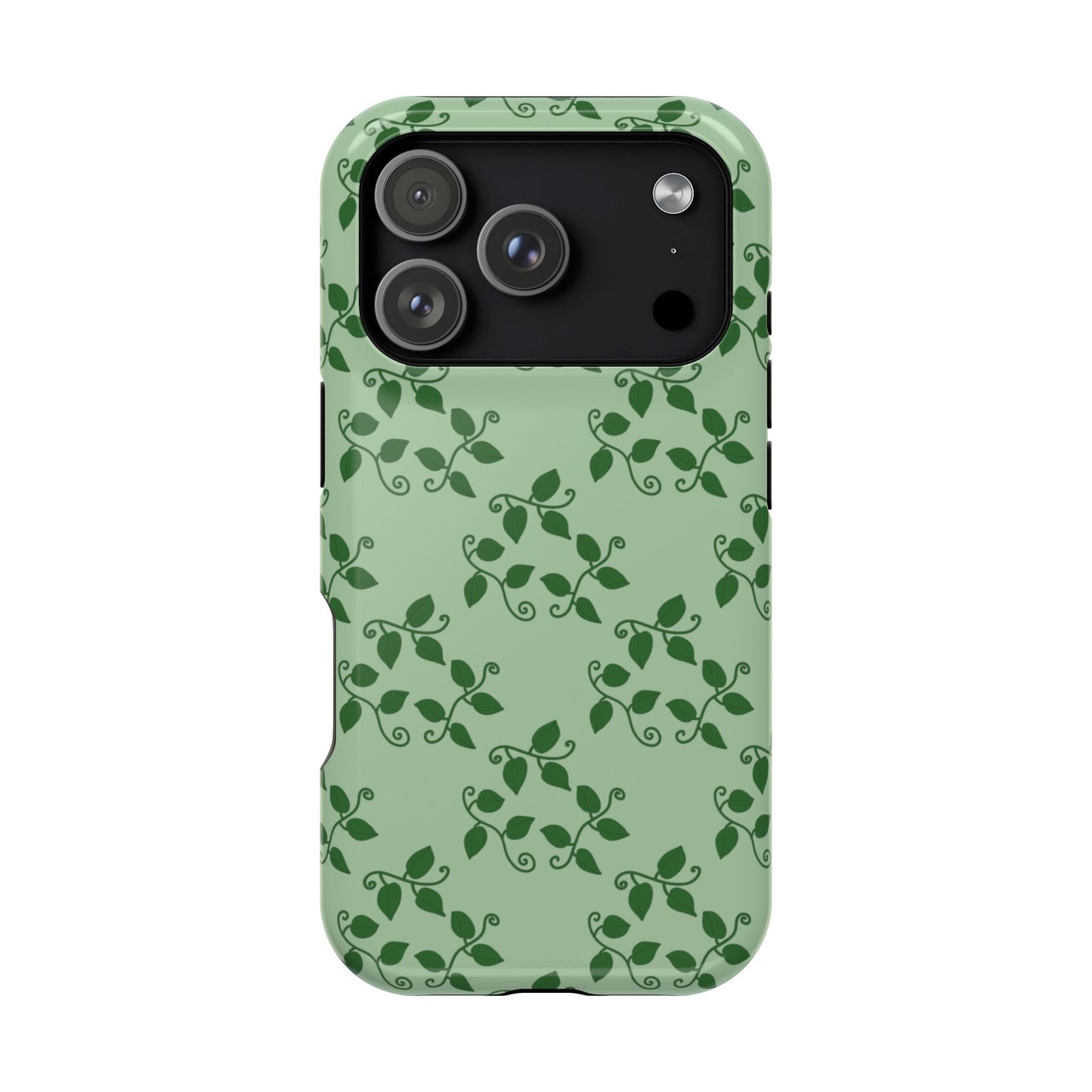 Pothos Pattern Phone Case – Dual Layer Protective Cover