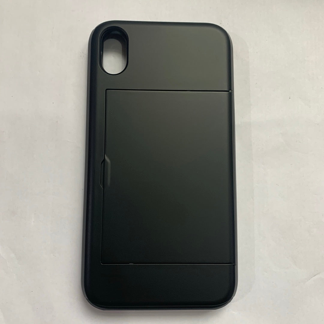 Card Case Wallet Protector - Hidden Dual Layer Armor Defender for iPhone 11, 12 & 13