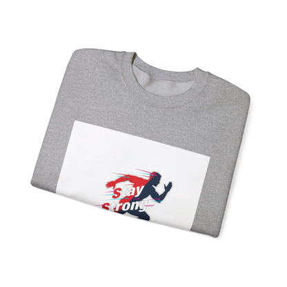 Stay Strong Runner Sweatshirt | Fitness Motivation, Activewear Workout
