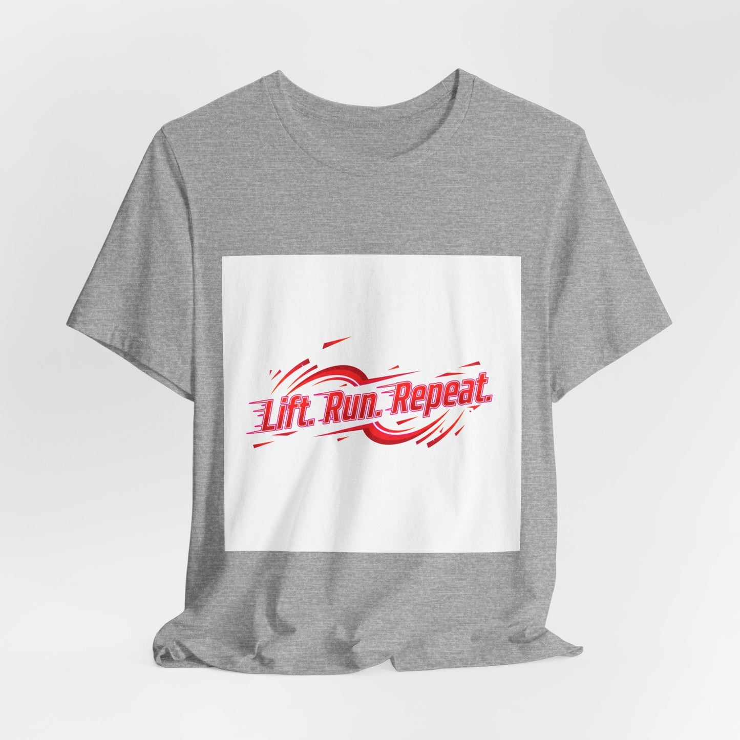 Lift Run Repeat Tee | fitness shirt, gym motivation