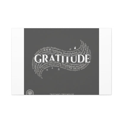 Gratitude Wall Art Matte Canvas | Tiny Treats, sweet uplifting print